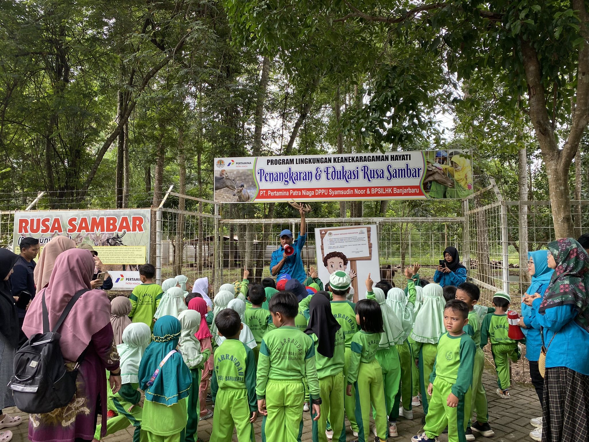CSR Pertamina Dorong Edukasi Lingkungan dan Konservasi Satwa di Edupark Banjarbaru